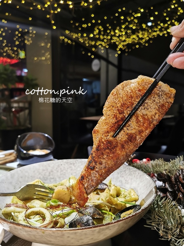 台中大里人氣早午餐晚餐時段開賣!WPAPA Teppanyaki超美星星餐廳夜間限定~大推手工麵 - 棉花糖的天空