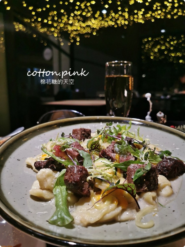 台中大里人氣早午餐晚餐時段開賣!WPAPA Teppanyaki超美星星餐廳夜間限定~大推手工麵 - 棉花糖的天空