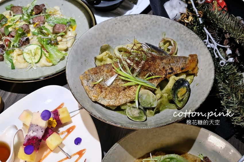 台中大里人氣早午餐晚餐時段開賣!WPAPA Teppanyaki超美星星餐廳夜間限定~大推手工麵 - 棉花糖的天空