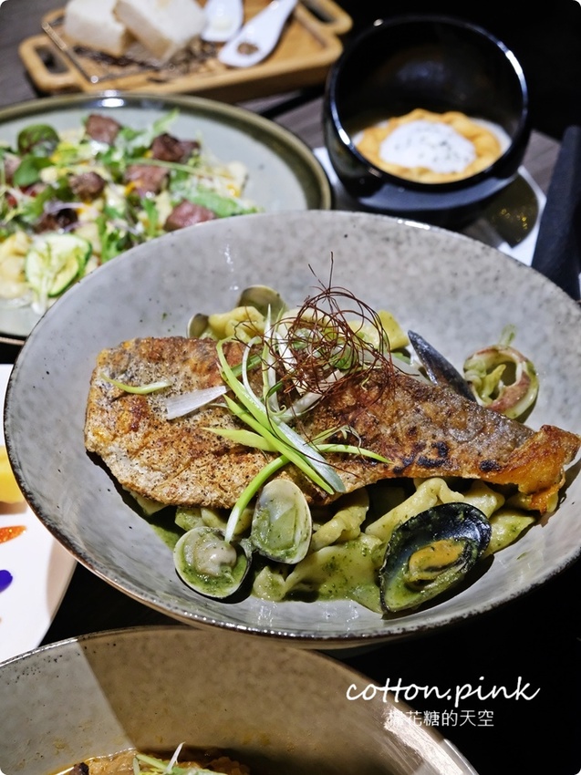 台中大里人氣早午餐晚餐時段開賣!WPAPA Teppanyaki超美星星餐廳夜間限定~大推手工麵 - 棉花糖的天空