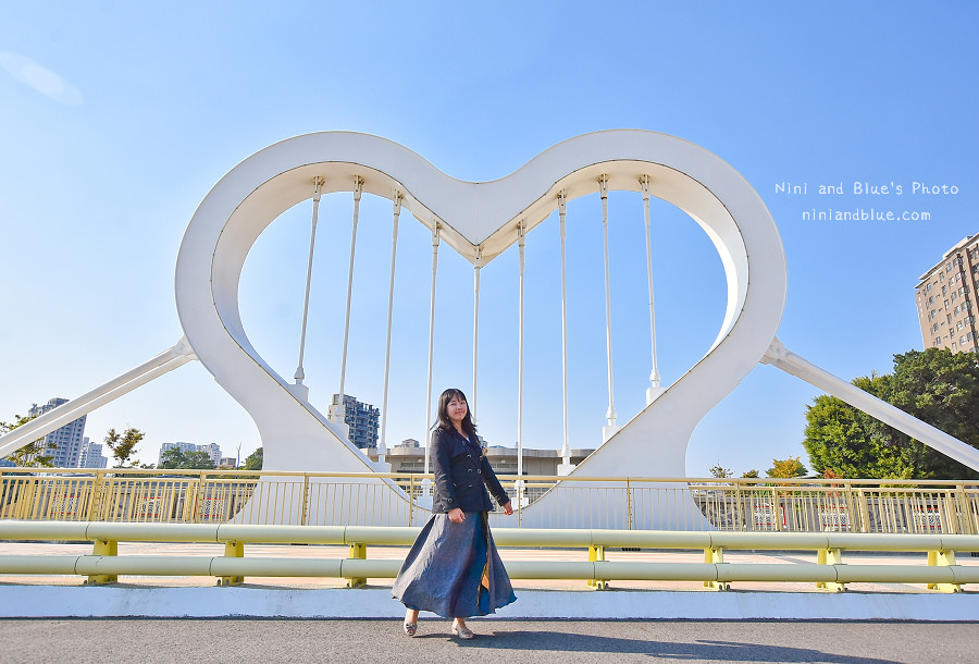 台中西川橋 景觀橋 愛心 玉音 崇倫 水岸21