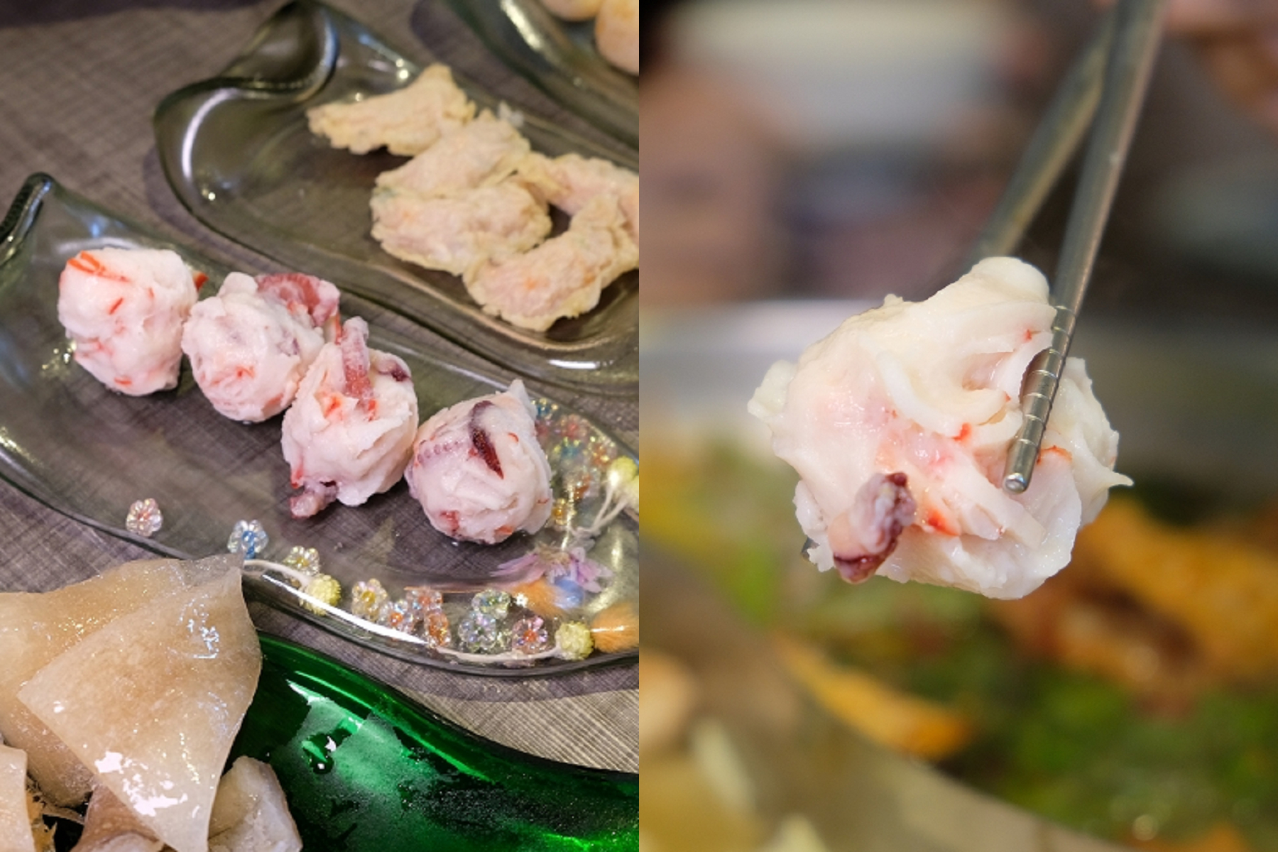 [台南]安平 玻璃牛溫體牛豬肉火鍋 玻璃花般的溫體牛肉 店家嚴選一般火鍋店吃不到的純手工火鍋料