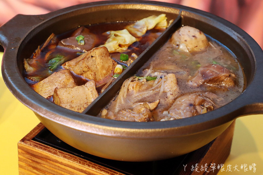 一個人也可以吃薑母雞跟麻辣鴨血豆腐鍋！新竹城隍廟冰店推出個人平價鍋物陪你過冬