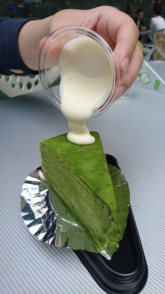 先生sensei(漢神巨蛋):高雄漢神巨蛋~先生sensei手作千層蛋糕~一生懸命 手作千層~下午茶的絕佳選擇~抹茶控必吃~