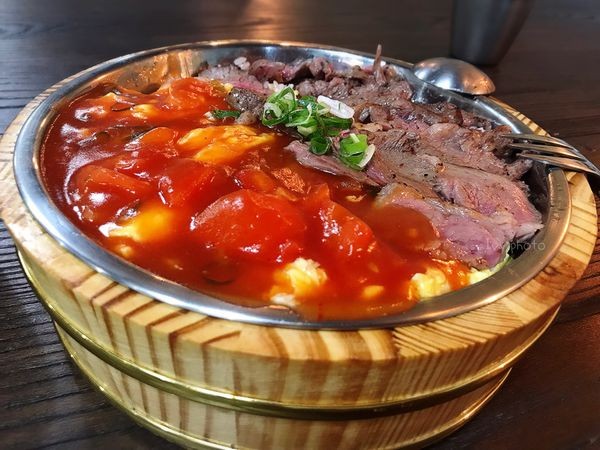 晨間朝食 極餓番茄滑蛋牛魔王