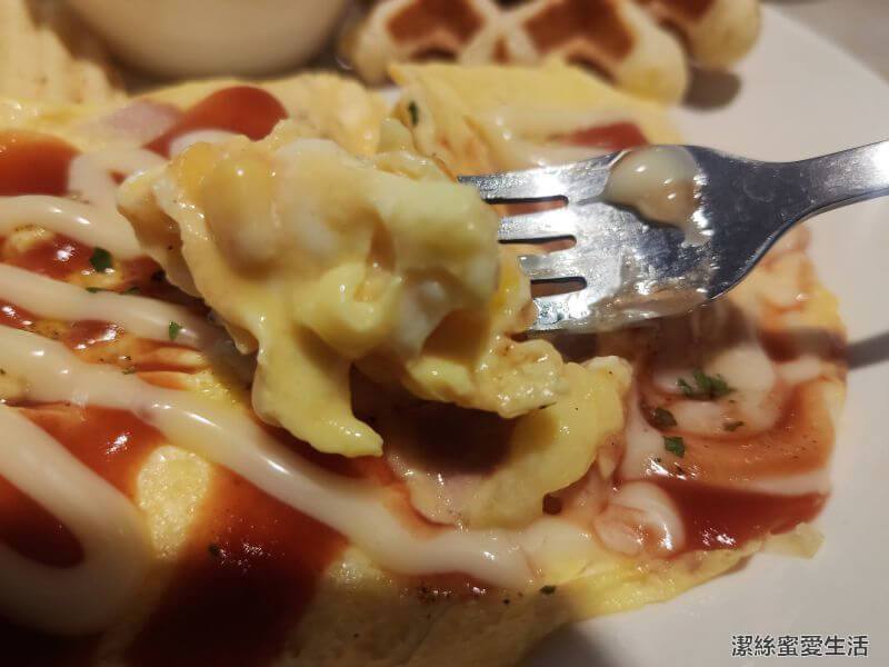 烈日LAZY比利時鬆餅 歐姆蛋