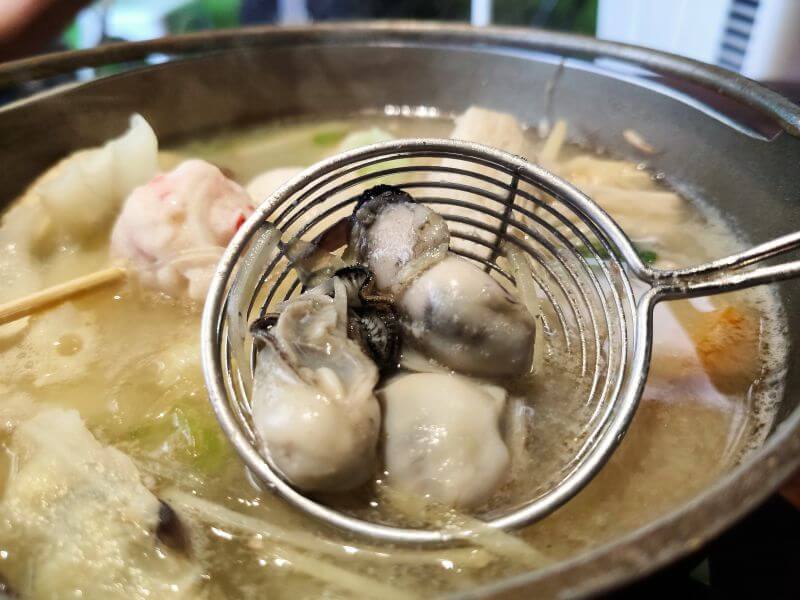 想吃鍋精緻百元鍋 鮮蚵