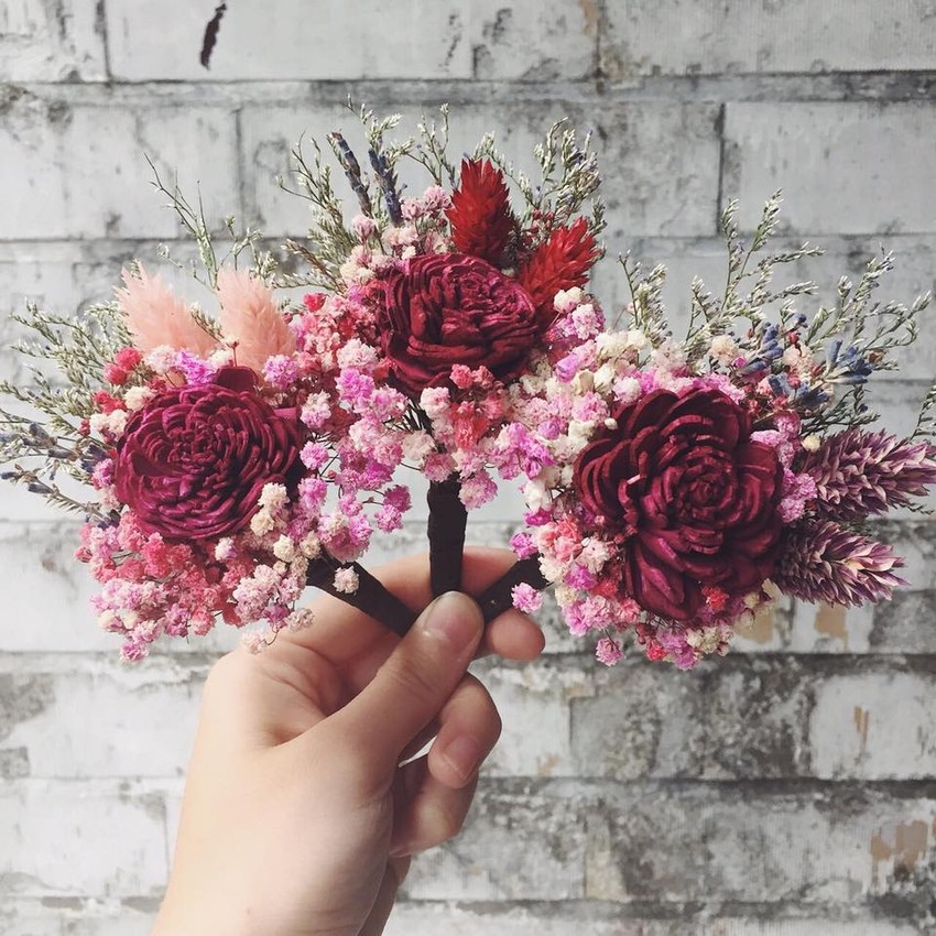 乾燥花胸花,胸花乾燥花台北喜歡生活乾燥花店