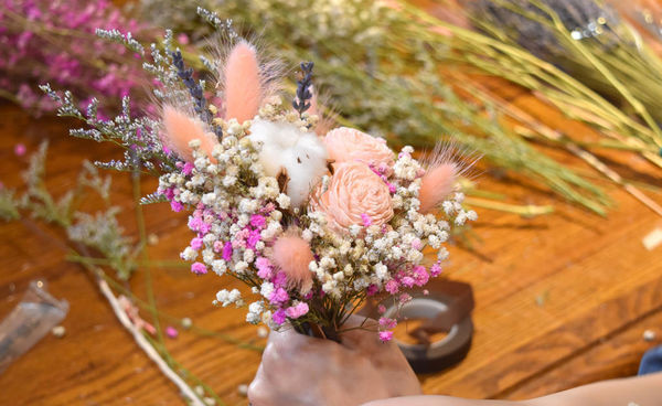 乾燥花束,台北乾燥花束紅粉色