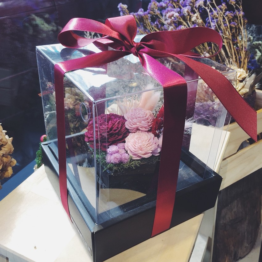 美甲店開幕盆栽,喜歡生活乾燥花店