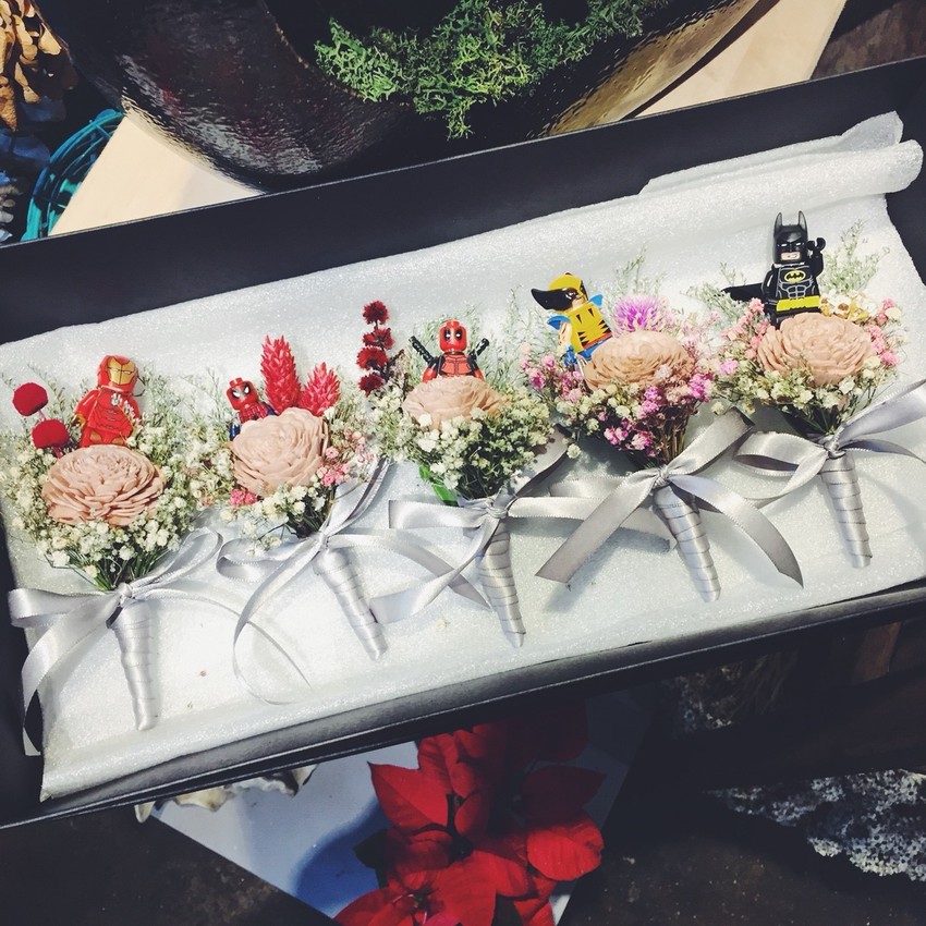 胸花設計,乾燥花胸花,喜歡生活乾燥花胸花