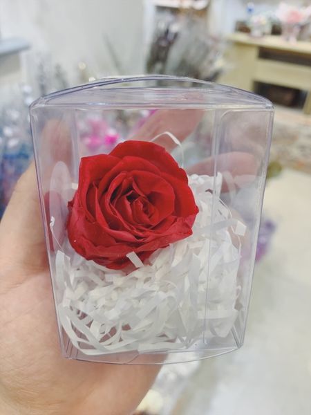 乾燥花材料推薦,喜歡生活乾燥花店永生紅玫瑰花.JPG