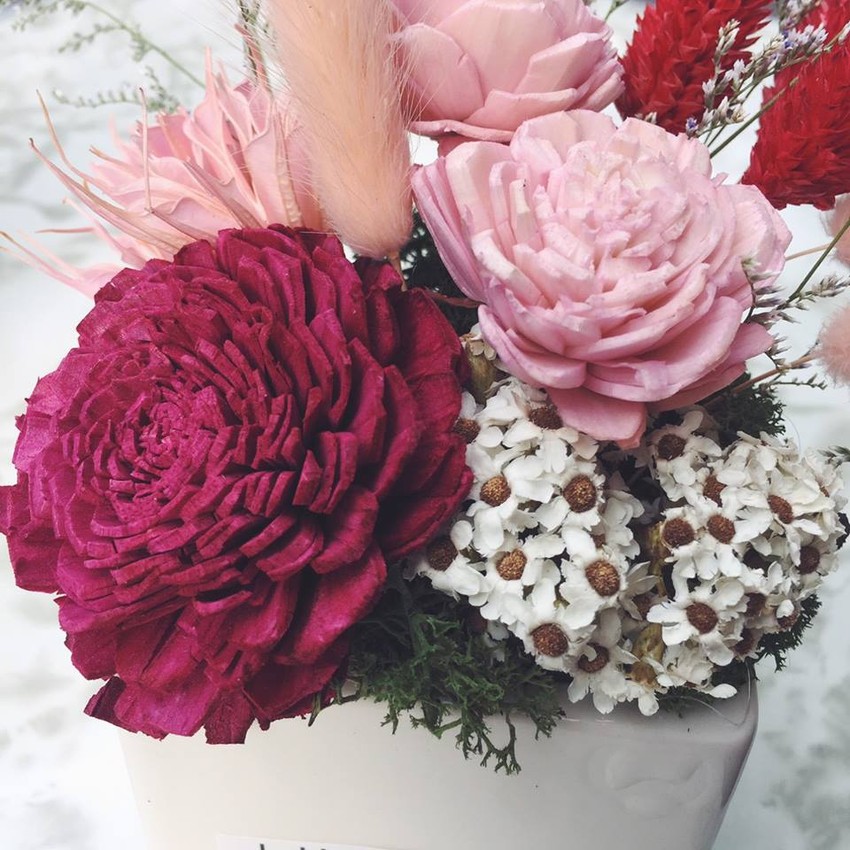 美甲店開幕盆栽推薦,喜歡生活乾燥花店