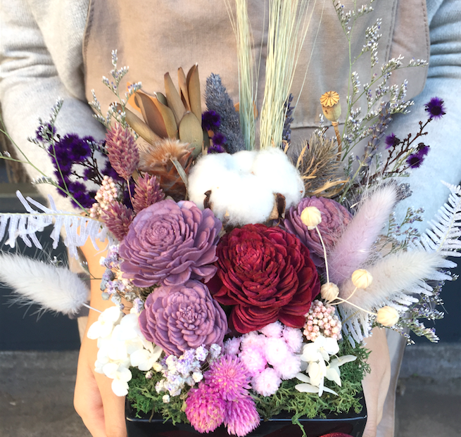 開幕盆栽,美甲店開幕必送,喜歡生活乾燥花店