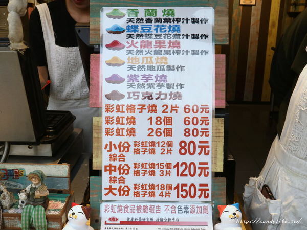 彩虹燒：台中美食│彩虹燒〃嘉義超人氣打卡美食彩虹燒進軍台中一中商圈啦!!慶開幕還有買一送一的優惠唷~