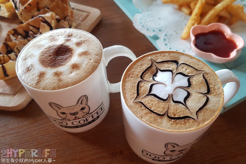 Doo Coffee│以法鬥為主題的苗栗公館景觀咖啡廳,法鬥拿鐵狗頭飄浮在咖啡上萌度破表! @強生與小吠的Hyper人蔘~