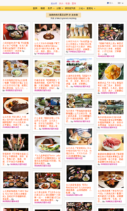 海綿飽飽的鳳梨城堡的美食牆