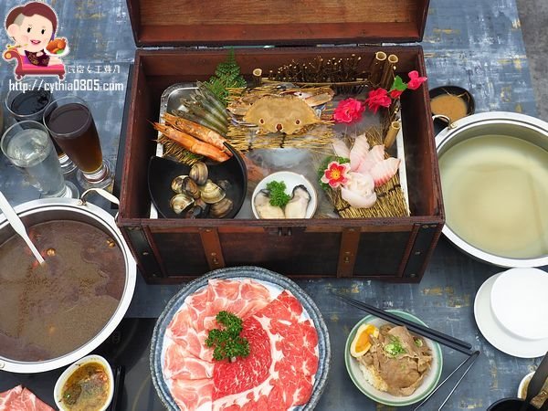 桃園美食-9Floor玖樓鍋物料理-閨蜜套餐物超所值,蒲島太郎的寶藏箱好仙氣 (邀約) @民宿女王芽月-美食.旅遊.全台趴趴走