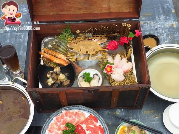 桃園美食-9Floor玖樓鍋物料理-閨蜜套餐物超所值,蒲島太郎的寶藏箱好仙氣 (邀約) @民宿女王芽月-美食.旅遊.全台趴趴走