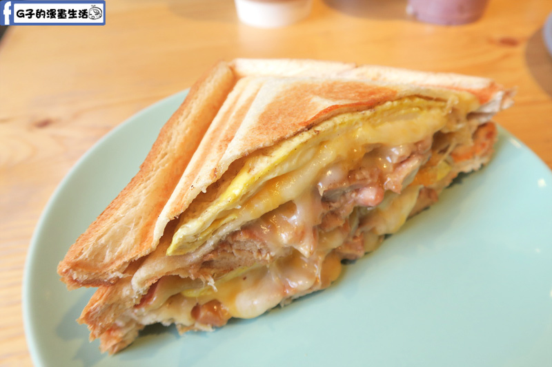 板橋 3PM 熱壓吐司專賣 傳說安東雞熱壓吐司