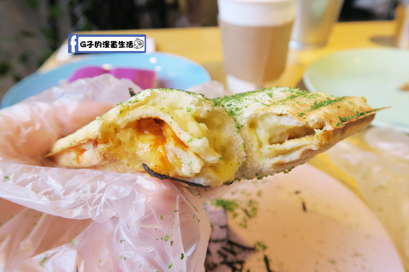 3PM熱壓吐司專賣 髒髒星期三 海苔粉&海苔絲 內餡韓國魚板辣醬玉米起士