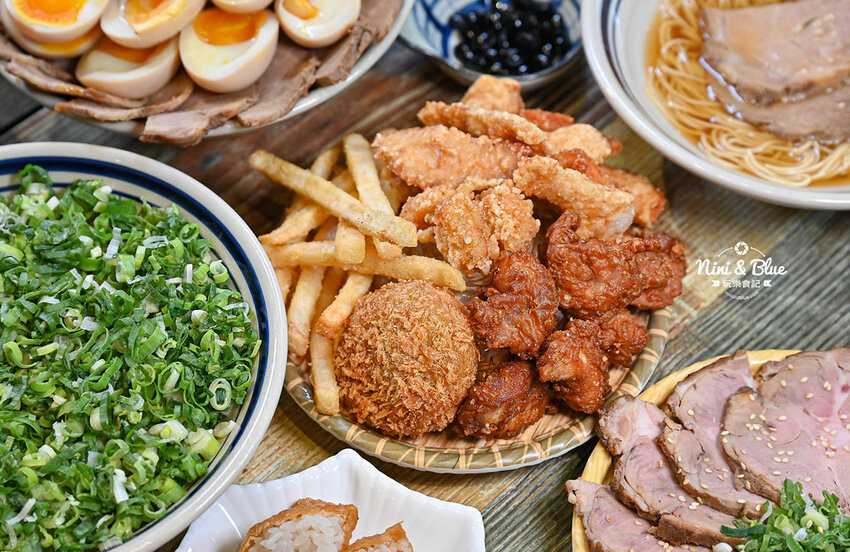 台中首家拉麵吃到飽，叉燒、糖心蛋、10多樣炸物小菜通通吃到飽