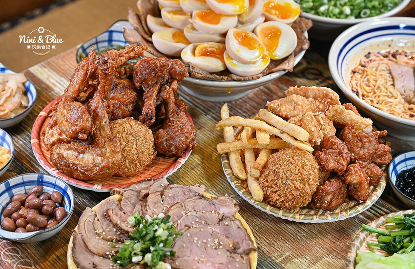 台中首家拉麵吃到飽，叉燒、糖心蛋、10多樣炸物小菜通通吃到飽
