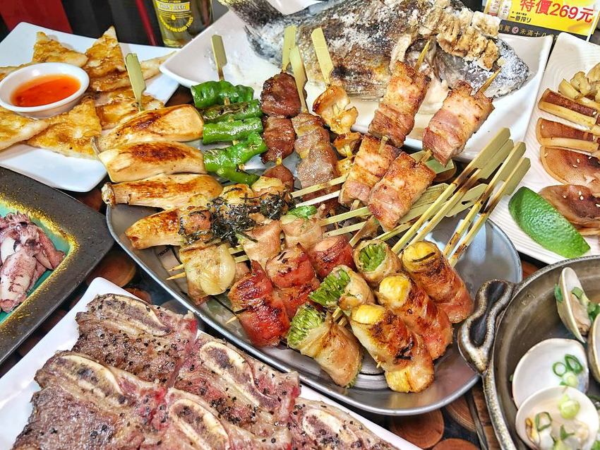 台南宵夜推薦【火熊串燒】日式獨家風味串燒 宵夜聚餐好選擇 內文有新菜單|台南美食