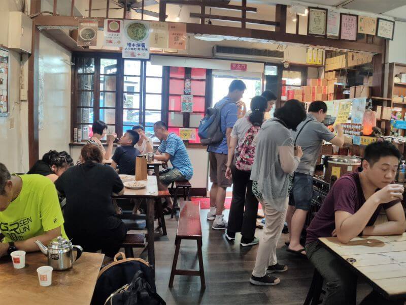 內灣老街 餐廳內裝