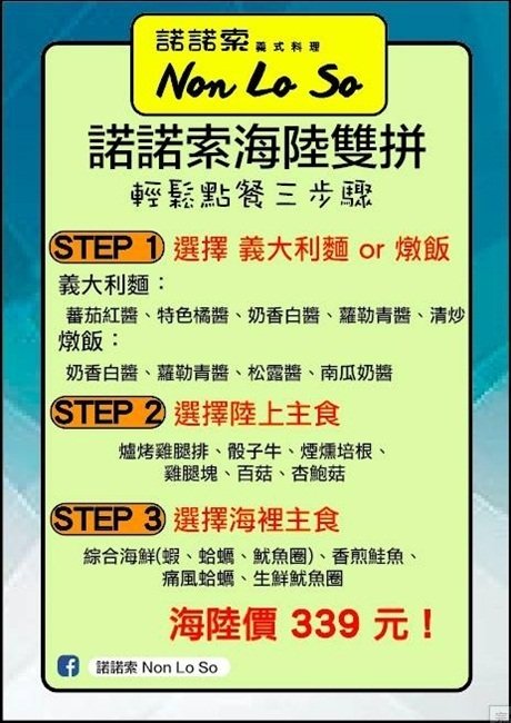 諾諾索 Non Lo So:諾諾索 Non Lo So║貨櫃屋太跳Tone!隱藏中友百貨巷弄內,平價義式料理,超浮誇骰子牛沙拉山!