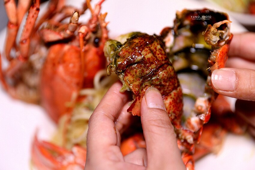 痛風慎入！超狂大龍蝦霸氣上桌 讓海鮮控都爆動｜諾諾索NonLoSo義式料理(一中商圈美食)