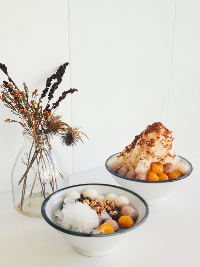 台北美食||貨室甜品-赤峰街中的小白屋,清新十足的創意冰品||大同區、赤峰街美食