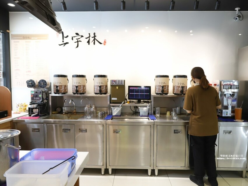 台南市新市區上宇林前進美國 – 上宇林楠梓分店 太極鮮奶茶一次吃到珍珠和粉角