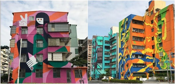 衛武營彩繪社區：【高雄景點】全台最大最高的彩繪牆！捷運旅遊超便利，IG打卡熱門景點：衛武營彩繪社區