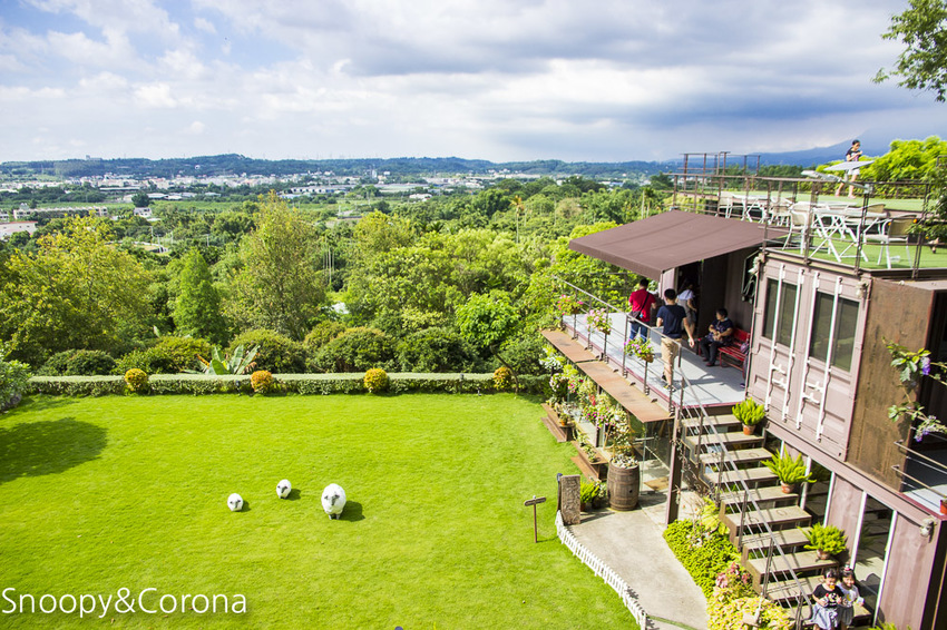 【嘉義景點】IG打卡景點／幸福山丘Happy Hill～景觀貨櫃屋咖啡館，嘉義賞油桐花熱門景點