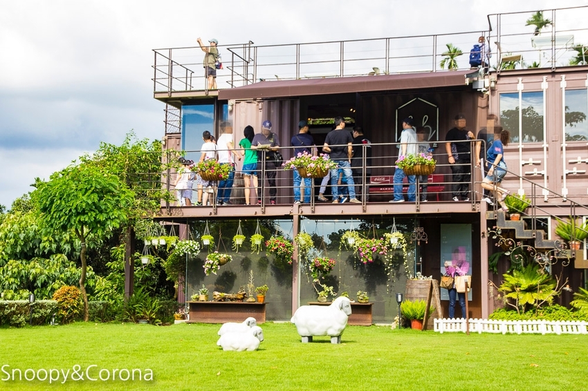 【嘉義景點】IG打卡景點／幸福山丘Happy Hill～景觀貨櫃屋咖啡館，嘉義賞油桐花熱門景點