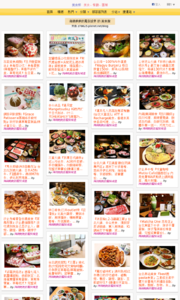 海綿飽飽的鳳梨城堡的美食牆