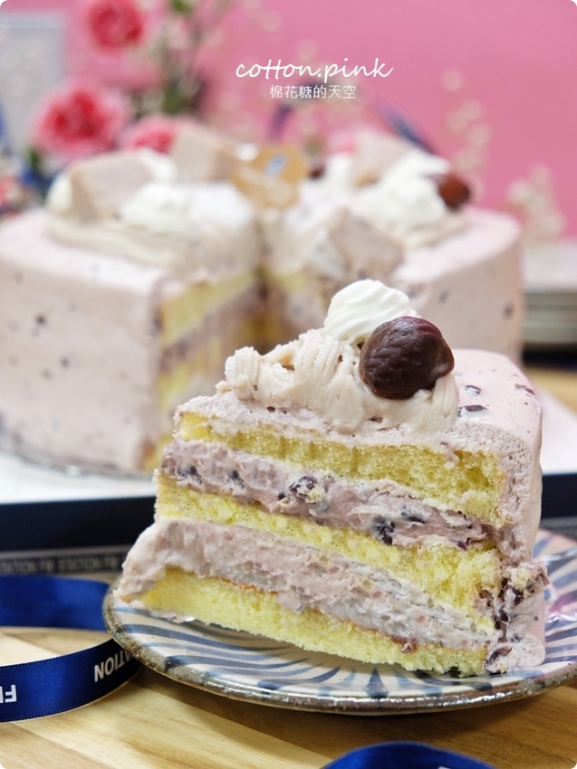 2020台中母親節蛋糕推這家！濃濃芋頭蛋糕加紅豆～無敵好吃媽媽最愛！馥漫麵包限時預定中