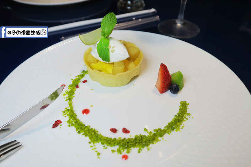 夏慕尼鐵板燒1314情人套餐 甜點 阿爾薩斯蘋果塔