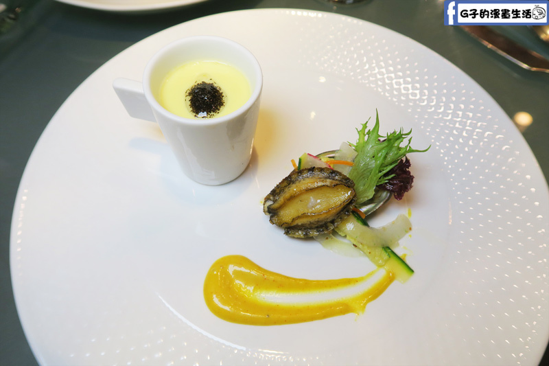 夏慕尼鐵板燒1314情人套餐  熱前菜 松露蒸蛋.時令海鮮