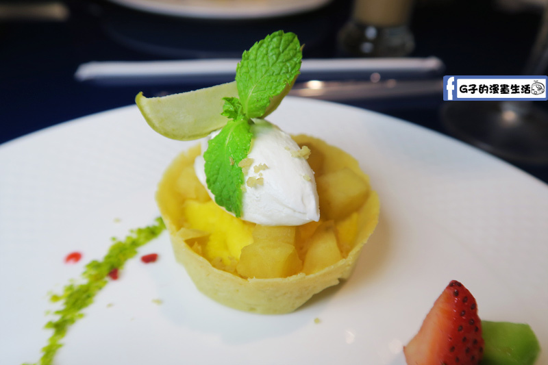 夏慕尼鐵板燒1314情人套餐 甜點 阿爾薩斯蘋果塔