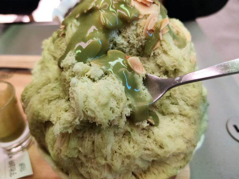 彩虹雪 宇治金時抹茶雪花冰