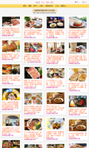 海綿飽飽的鳳梨城堡的美食牆