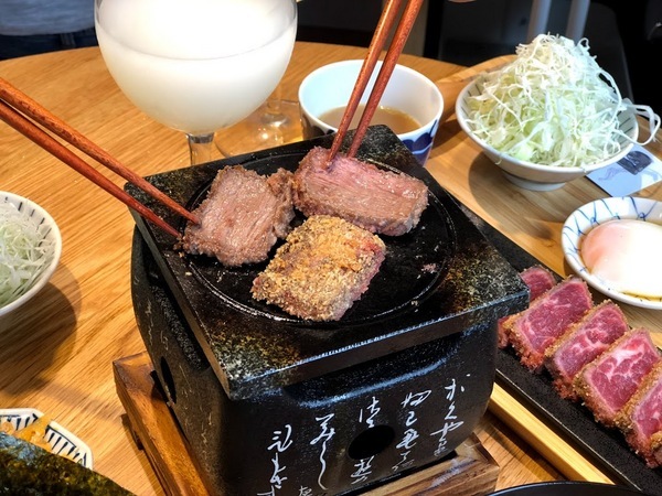 嵐山熟成牛かつ專売(台中大里旗艦店):【台中美食】嵐山熟成牛かつ專売-大里旗艦店 人氣排隊炸牛排還沒吃過就落伍了