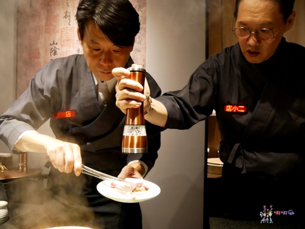 台北美食,單點火鍋,和牛火鍋,蘭亭和牛極緻鍋,高價位,服務好,氣氛好