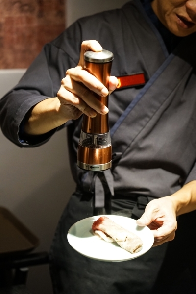 跳躍的宅男 - [台北大安區美食]蘭亭和牛極緻鍋-職人桌邊服務 品嚐日本A5黑毛和牛海鮮頂級滋味