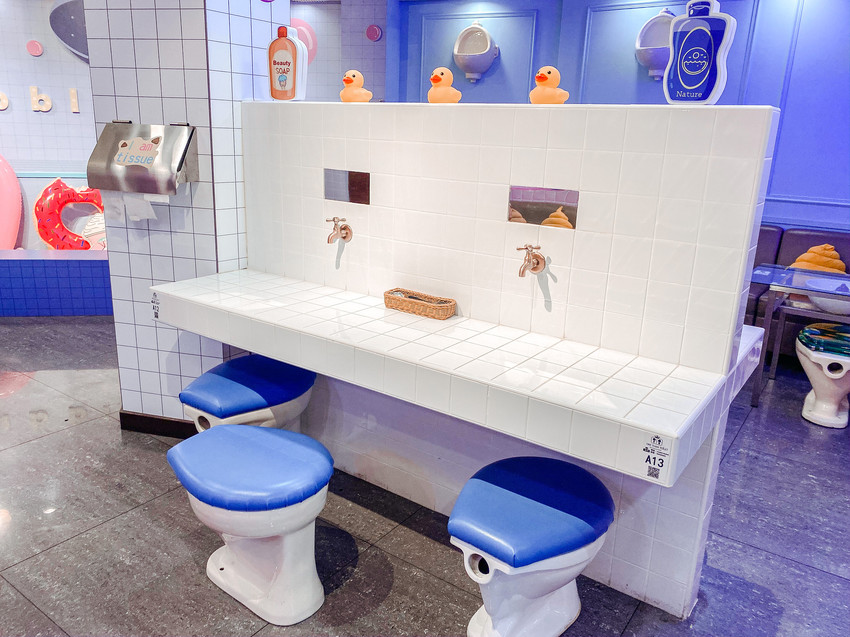 士林美食餐廳。|CNN評選全球最奇特餐廳。便所主題餐廳