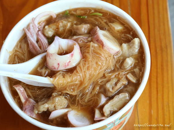 麵香大腸麵線:台中美食│麵香大腸麵線〃大雅銅板美食,邪惡三寶麵線,料多多,海陸雙拼就是爽!