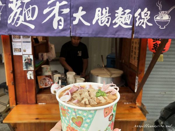 麵香大腸麵線:台中美食│麵香大腸麵線〃大雅銅板美食,邪惡三寶麵線,料多多,海陸雙拼就是爽!