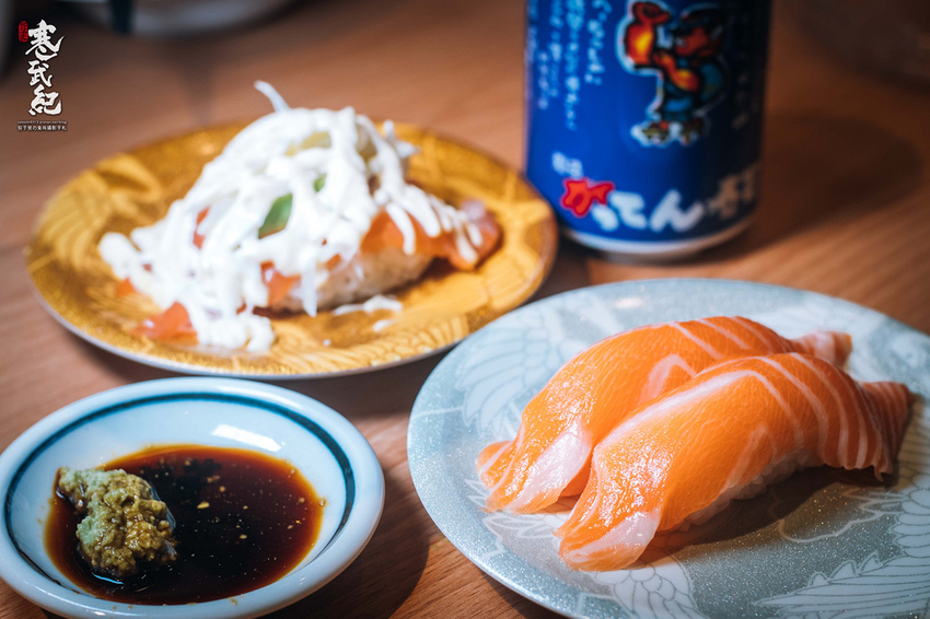 【中肯‧食記】合點壽司 內湖店（がってん寿司）．捷運西湖站｜講究師傅手作溫度．日本超人氣の迴轉壽司！